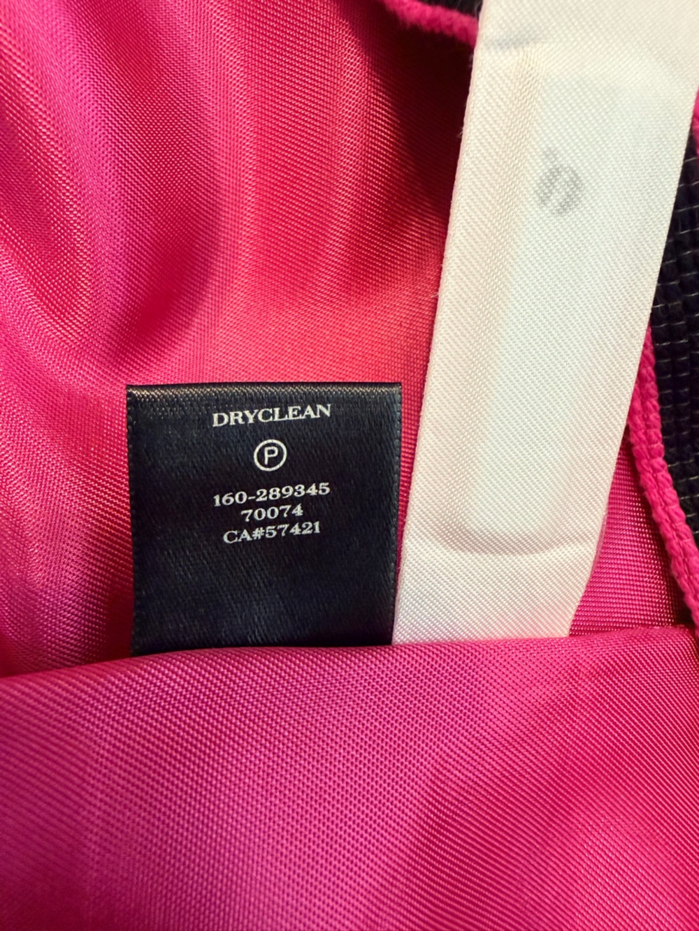 LOFT NWT Pink & Black Striped Block Mini Skirt - Picture 9 of 9